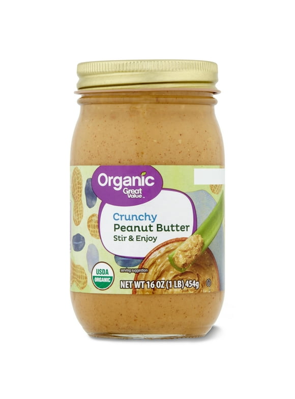 Organic peanut butter in Peanut butter