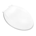 thumbnail image 4 of Power Clean Elongated White Plastic Toilet Seat, 4 of 5