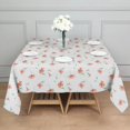 thumbnail image 5 of 60x60 Inch Waterproof Square Tablecloth, Thickened Polyester Table Cover for Dining & Parties, Floral Print, 5 of 6