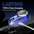thumbnail image 4 of Electric Razor for Men Portable Mini Beard Trimmer Shave USB Rechargeable Shavers for Home Travel Dark Blue, 4 of 8