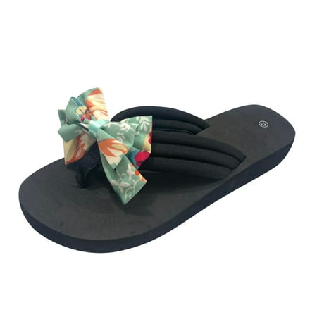 

Womens Stripe Flip Flops Beach Sandals Flip Flops Sandals Fashion Slippers Flat Open Toe Slippers Summer Casual Fashion Sandals Bathroom Beach Slippers Pu
