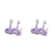 thumbnail image 2 of Minnieouse Diadema de felpa elástica y fácil de usar, ojos de caracol, orejas, práctica y conveniente, adorable, resistente púrpura 2Conjunto, 2 of 6