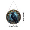 thumbnail image 4 of Vitral Animal Diamante Dibujo Adorno Cuervo Likrtyny Ventana Suncatcher, 4 of 9