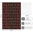 thumbnail image 2 of 2 Pcs Funny Kitchen Towels,Red and Green Plaid Christmas Snow Pattern Microfiber Dish Towels,Kitchen Tea Towels,Kitchen Towel Set (18" X 26"), 2 of 7