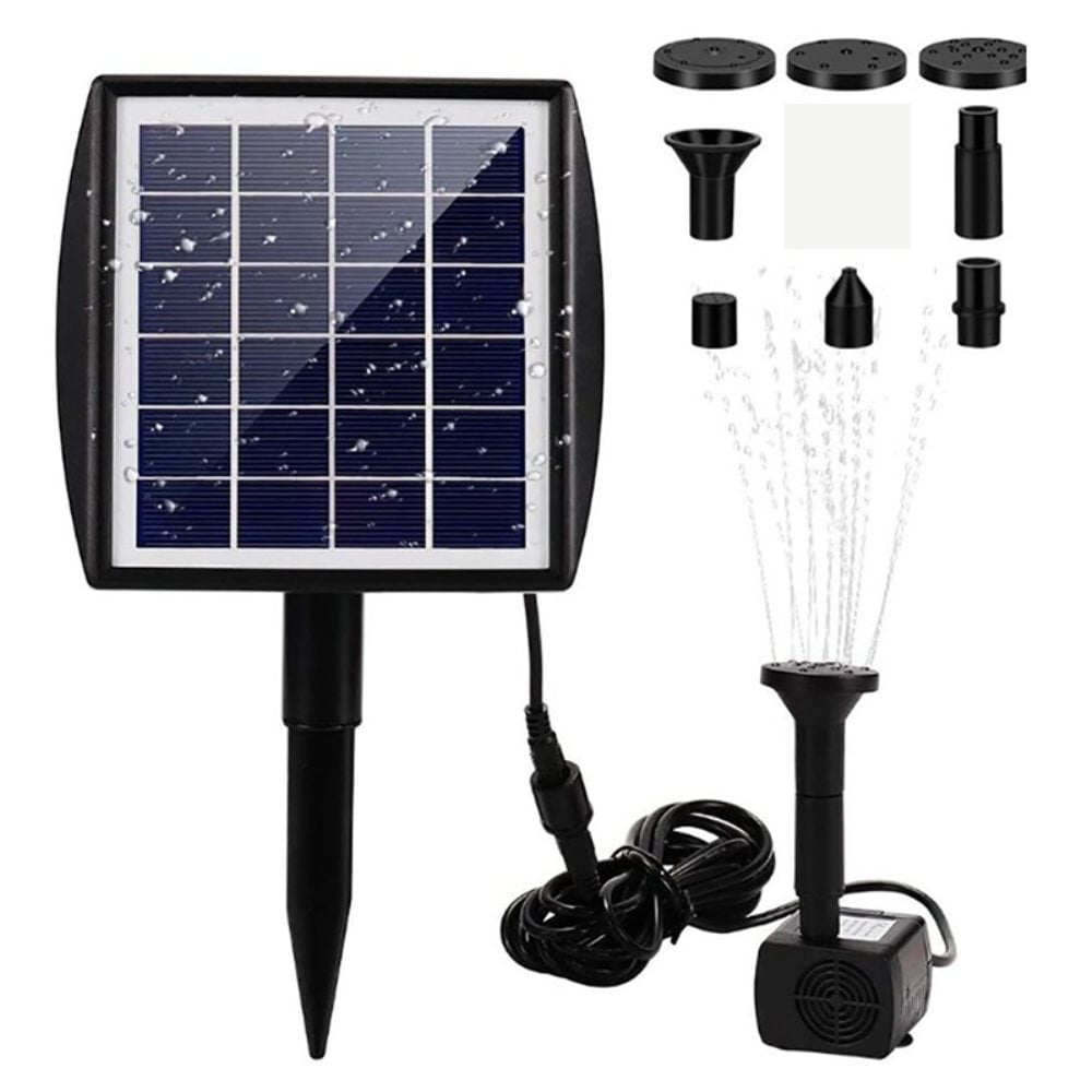 180L/H Solar Power Panel Kit Fountain Pool Pond Garden Submersible Water Pump US 