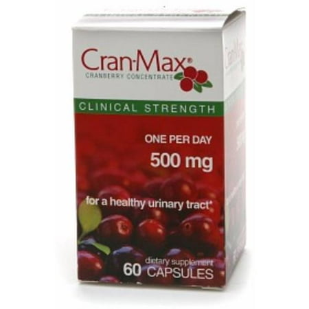 Cran-Max Cranberry Concentré complément alimentaire 500 mg Capsules 60 capsules (paquet de 4)