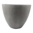thumbnail image 1 of maceta cerámica gris conica 10in, 1 of 2