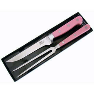 Hen & Rooster Seven Piece Kitchen Set Pink ABS Knife Set - Satin - Grindworx