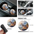 thumbnail image 6 of Renewold Wolf Mountain 15 PCS Car Seat Cover Full Set, with Steering Wheel Cover Seat Belt Strap Cover Trash Cans Rear View Mirror Cover Cup Coaster Keychain Air Vent Storage Bag Universal Fit, 6 of 7