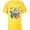 Yellow, variant on Disney Daisy Duck Christmas Holiday Please Be Shoes - Short Sleeve T-Shirt for Kids - Customized-White