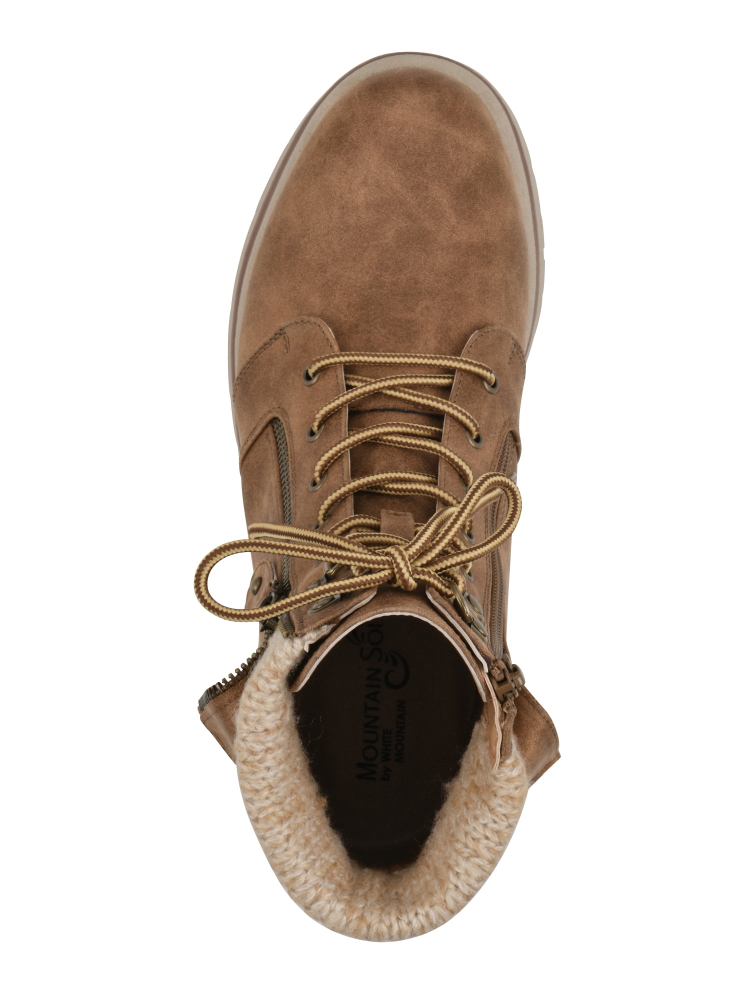 Mountain Sole Women's Cozy Hiker Boots, Wide Width