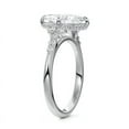 thumbnail image 3 of Zoya Jewel 2.2 Ct Marquise Cut Lab Created Diamond Ring – 14K White Gold Plated – Wedding Engagement Ring – Anniversary Gift for Women, 3 of 3
