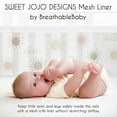 thumbnail image 3 of Sweet Jojo Designs + BreathableBaby Desert Sun Pink Mauve and Taupe Breathable Mesh Crib Liner Pad, 3 of 6