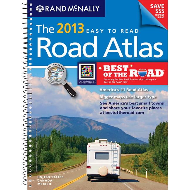 Rand McNally Midsize Road Atlas Large Scale Rand McNally Road Atlas