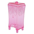 thumbnail image 3 of Makeup Cotton Box, Cotton Pad Holder Buttom Opening  For Bedroom Pink, 3 of 8