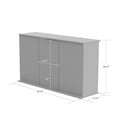 thumbnail image 3 of American Furniture Classics Aquatic Fundamentals Model 19551-68 55 Gallon Serene Cherry Upright Aquarium Stand, 3 of 9
