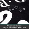 thumbnail image 5 of Findosom 20"x60" Farmhouse Laundry Room Rug Non Slip Rubber Laundry Runner Rug Waterproof Washable Indoor Laundry Rugs and Mats for Kitchen Floor Laundry Room Bathroom Hallway Entryway Decor Black, 5 of 8