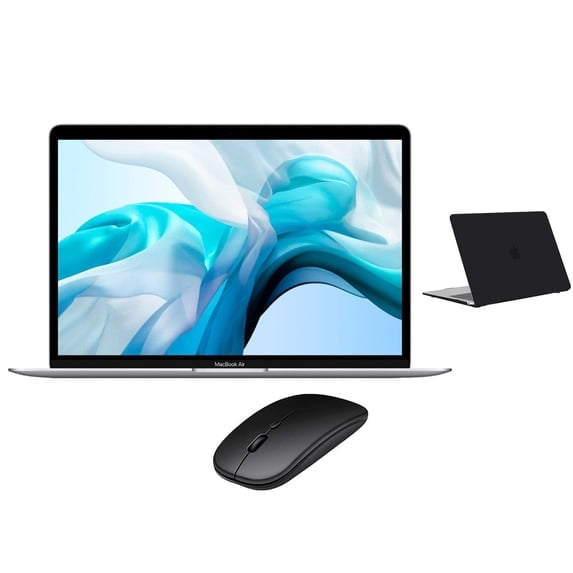 Restored Apple MacBook Air 13.3 Intel Core i3 1.1GHz 8GB RAM 128GB SSD Space Gray Bundle, Includes Protective Case, Wireless Mouse, and Charger