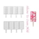 thumbnail image 2 of Molde De Silicona Para Hielo, Molde Reutilizable Para Paletas De 4 Cavidades Para Diy, Helado, Postre, Chocolate Speravity  HA035350-00, 2 of 6