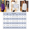 thumbnail image 6 of Oudiya Casual Girls Tunic Tops Loose Long Sleeve Blouse Soft Swing Pullover T-Shirt, 6 of 6