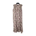 thumbnail image 6 of Bobeau Womens RUFFLE TIERED MIDI TANK Casual Dress, Pink Floral, Size Medium, 6 of 6