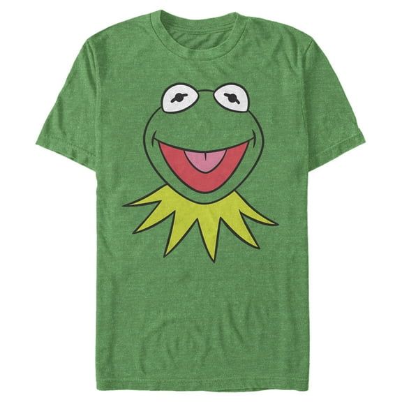 Men's The Muppets Kermit Costume Tee Graphic Tee Kelly Heather 2X Large