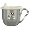Contemporary Home Living 2.5" x 3.5" Silver Baby Cup with Sipper Lid