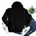 thumbnail image 4 of Vedolay Women Long Sleeve Sweatshir Fashion 2023 Fashion Plus Size Blouse for Ladies Zip up Hoodie Y2k Black,S, 4 of 4