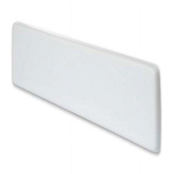 22 x 1 in. Cultured Marble Side Splash, White