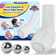 Lung Exerciser Device, Breathing Exercise Device for Lungs, Valve Mucus Removal Device, Mucus Clearance and Lung Expansion Device