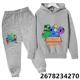 thumbnail image 3 of Nuevas sudaderas con capucha para niños con estampado de dibujos animados de amigos del arcoíris de anime, sudaderas de manga para primavera, otoño e invierno, conjuntos de sudaderas con capucha para, 3 of 5