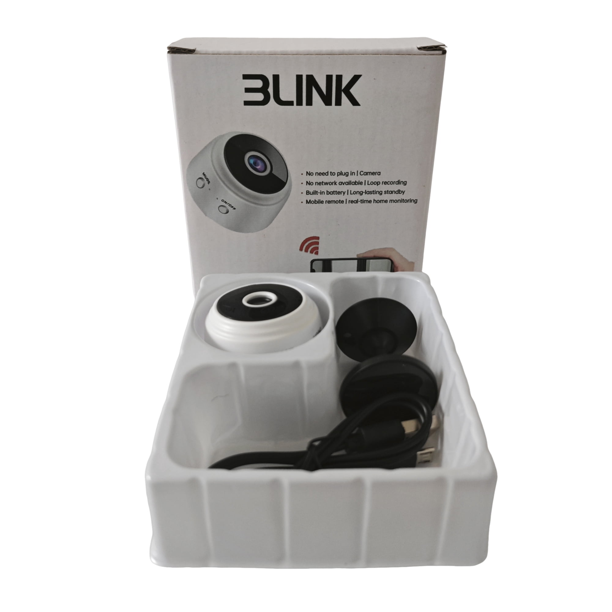 3LINK Webcams Wireless Indoor Webcam, White