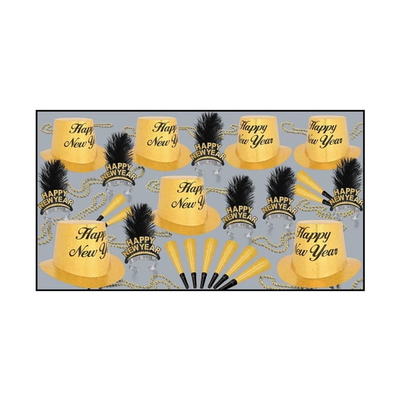 Topaz New Year's Eve Party Kit for 50 People