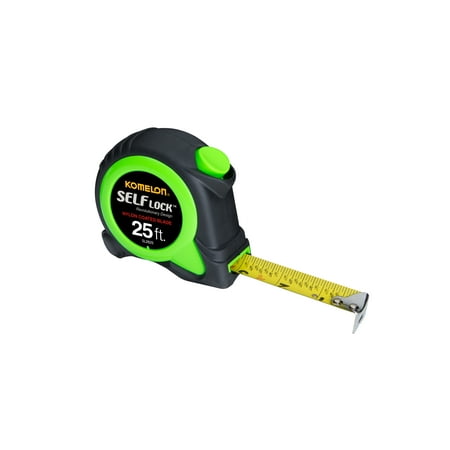 Komelon WSL2825 25-Foot Self-Lock Tape Measure (Best Tape Measure App Android)