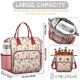 thumbnail image 5 of Pioneer Flower Floral Print Pattern Womens Lunch Box for Work,Insulated Large Lunch Bag for Tween and Teen,Loncheras Para Mujer,Leakproof Adult Lunch Bag for Work,Beach,Travel,Picnic,Camping, 5 of 7