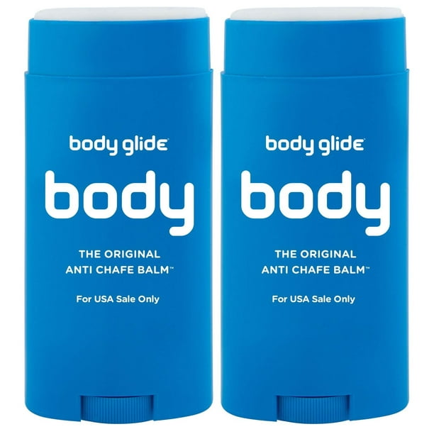 Body Glide Original AntiChafe Balm 2.5oz 2 Pack NEW