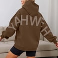 thumbnail image 2 of Women Oversized Yahweh Graphic Hoodie Christian Faith Pullover Heavyweight Streetwear Sweatshirt, 2 of 6
