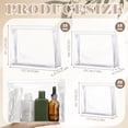 thumbnail image 2 of Bolsa de maquillaje Xuniea Mini, transparente, 50 unidades, organizador de PVC impermeable, 2 of 7