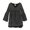 Black - lnd1oo2, variant on Ralph Lauren Womens Bell-Sleeve Empire Dress, Black, X-Small