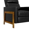 thumbnail image 6 of Hillsdale Furniture Garnett Modern Fabric Faux Leather Recliner Black, 6 of 15
