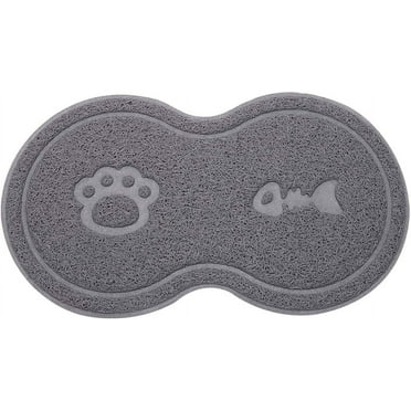 Silicone Pet Food Mats Tray - High-Lips Pet Dog Cat Bowl Mats - Dog Pet Cat Feeding Mat - Waterproof Dog Cat Food Mats -Pet Water Mats for floors - Butterscotch