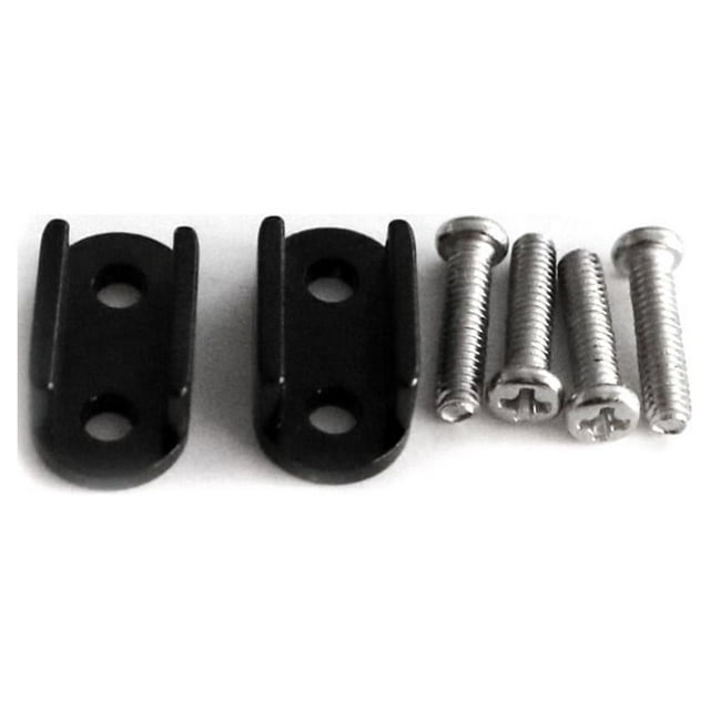 stanreset 2pcs Steel Steel Plate Shock Absorber For D12 1/10 OFF-Road Fixed RC Car Accessories Replacement Parts RC Upgrade Part Black
