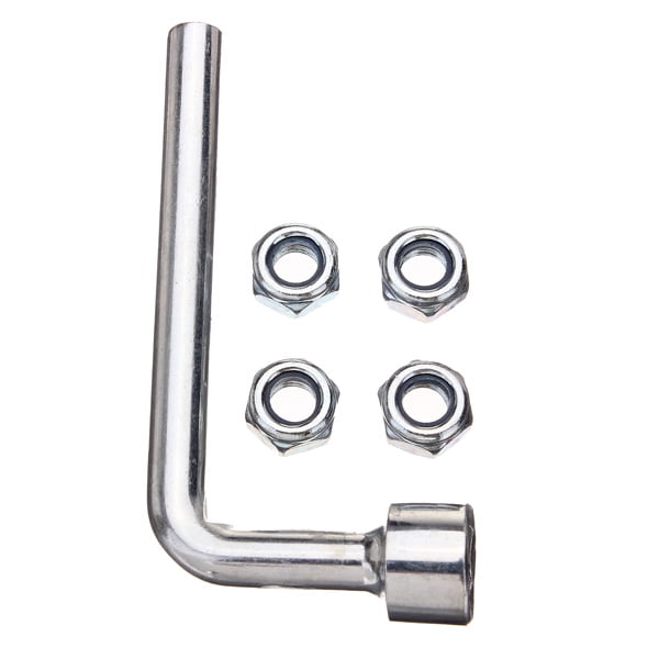 Aluminum Alloy Wrench Hexagon Spanner Tool for Skateboard Wheel Remover with 4 Screws by