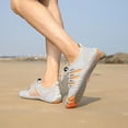 thumbnail image 4 of Calzado De agua Likrtyny Aquashoes antideslizante Transpirable para Surf Buceo Gris 46, 4 of 7