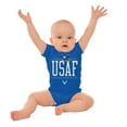 thumbnail image 3 of US Air Force Excellence Bald Eagle Romper Boys or Girls Infant Baby Brisco Brands 18M, 3 of 7