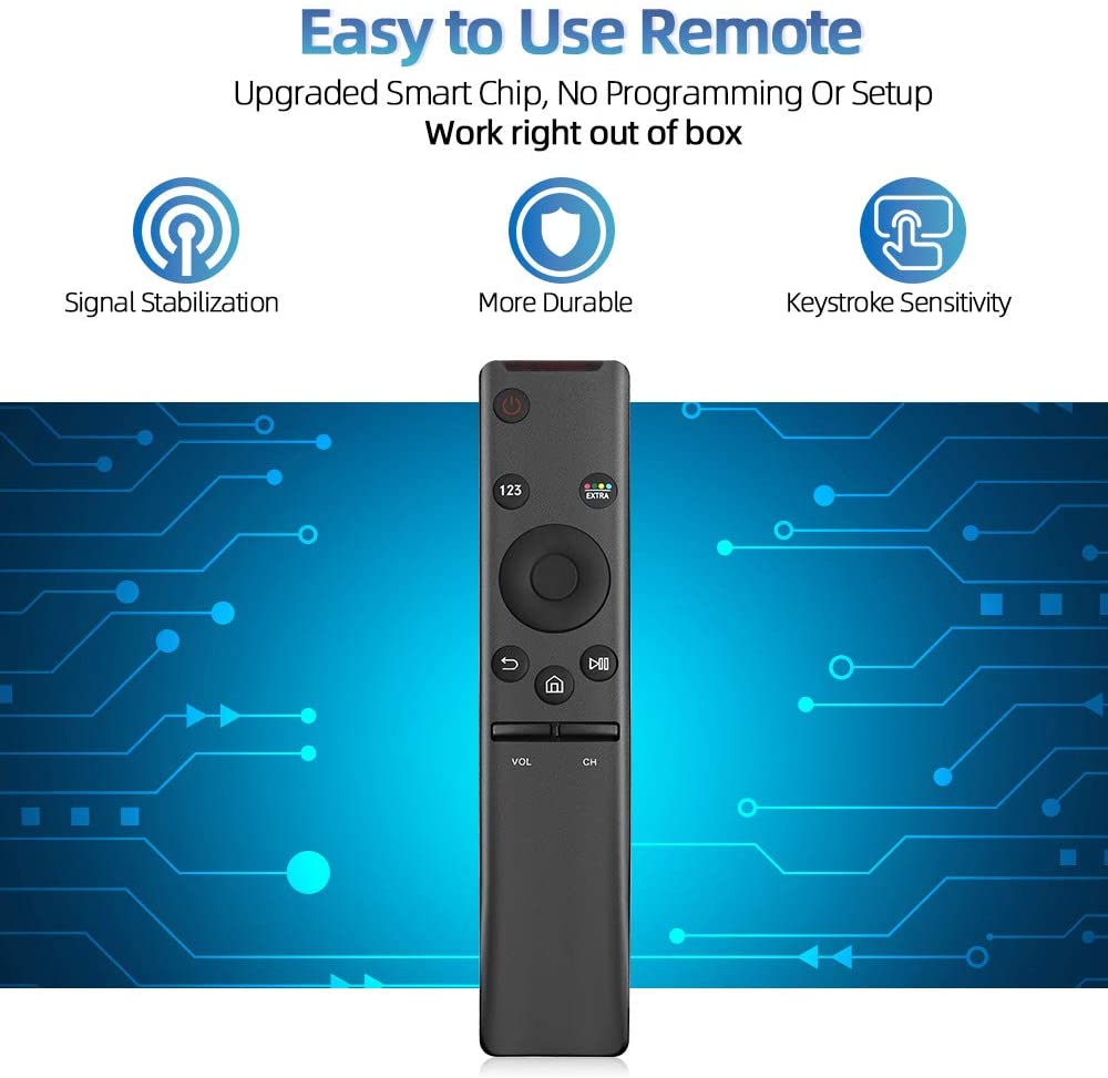 Plannu Universal Remote Control Support Samsung 2K 4K 8K 3D HD UHD Curved  LED QLED Smart TVs and Old TVs BN59-01259B/D/E BN59-01241A /60A/66A UN32/40/43/49/50/55/58/65/75  KS/KU/MU 6/7/8/9 Series | Walmart Canada