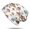 Mushroom and Character White Pattern, variant on Mushroom and Cone Black Pattern Slouchy Beanie Hat, Casual Daily Hat with Stretchy Fabric & Soft Texture, Stretchy Polyester Gifts for Home Daily Outdoor