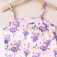 thumbnail image 4 of Uccdo 2Pcs Little Girls Satin Silk Pajama Set, Big Girls Summer Clothes Crop Tops+Pants Sleepwear, 7-12T, 4 of 6