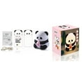 thumbnail image 3 of Tignapoo Cute Panda Touch Night Light - Black & White Silicone Bedroom Decor with Motion Sensor, Eye Protection, and Rechargeable Battery, 3 of 6