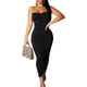 thumbnail image 2 of Mujeres Sexy Casual Tube Top Strapless Club Party Maxi Vestido largo Adepaton WRMH-234-7, 2 of 8